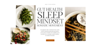 Conversion focused services page for health coaching business