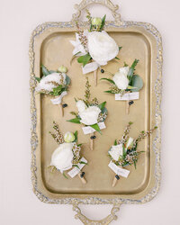 White Rose Boutonniere