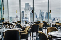London shard dining area