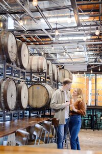 Lazarus Brewing + Austin Engagement Photographer 66