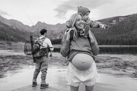 Lifestyle motherhood photography in Denver with natural movement