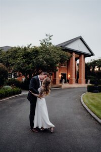 Wedding portraits at The Henley Hotel in Waikato