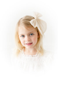 Professional child portrait from heirloom photography session