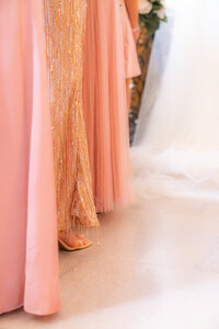 san francisco city hall bridesmaids fashion during ceremony