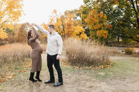 Couples Maternity Portraits In High Park