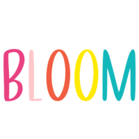 Bloom by bel monili multicolor logo