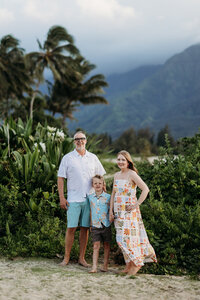 Sunset Splash Session Hanalei Bay Kauai Family Photographer-12