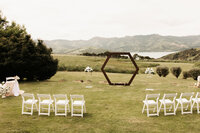 set up of an elopement in Akaroa