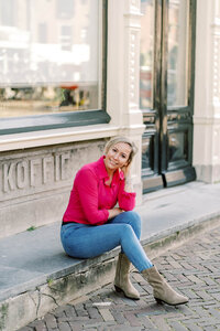 Kleurrijke branding fotografie in de stad van Alkmaar