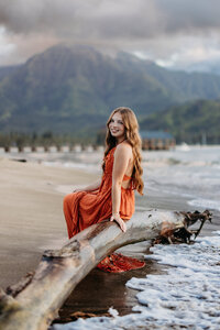 Senior Sesh at Hanalei Bay-10