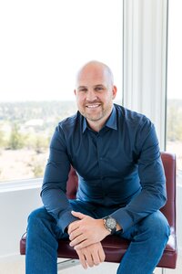 Branding photo of a Bend Oregon professional in their office