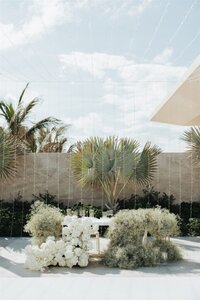 Destination wedding portraits at Nobu Hotel Los Cabos, luxury wedding photography