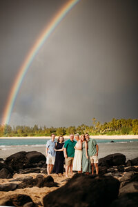 Homes Family Photo Session Tunnels Beach with Rainbows-8