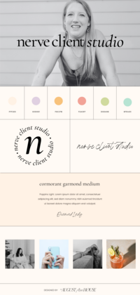 brand identity design for sales coach by August Ave House