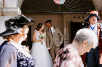 just married photography