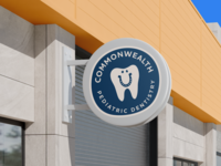 01.Round Sign Board Mockup1