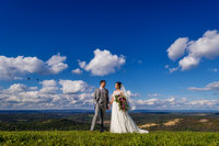 Bride and Groom at their wedding at Blue Mountain Resort in Pennsylvania