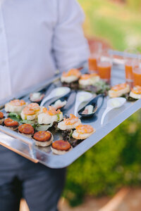 Fingerfood and canapes for weddings in Portugal