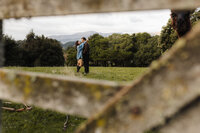 Maternity photoshoot in Christchurch with boots and denim