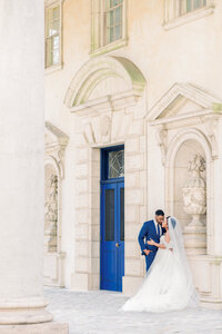 Swan House Wedding Luxury wedding portrait at the historic Swan House in Atlanta