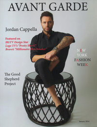 Expose The Heart had pictures shown of Jordan Cappella in Avant Garde Magazine