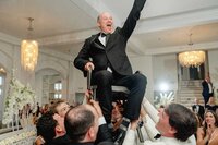 father of the bride at reception