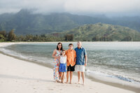 Davenport Family Mini Session Kauai Hanalei