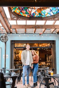 Lazarus Brewing + Austin Engagement Photographer 69