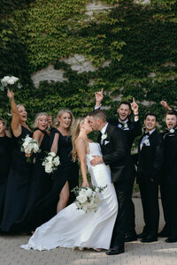 Film wedding portrait, luxury KC wedding photographer — Elizabeth West Photography