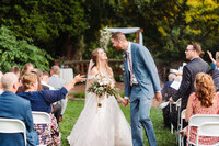 modern garden philadelphia wedding
