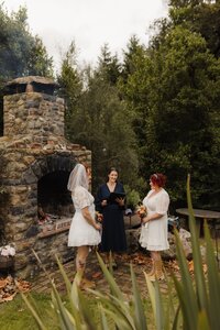 LGBTQ+ couple exchanging vows during an intimate elopement in Christchurch