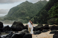 cannons beach couples shoot north shore kauai engagement-34