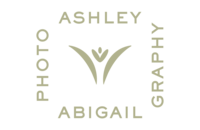 custom branded stamp logo for Ashley Abigail Photography
