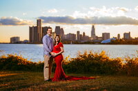 Belle Isle Couple Maternity Photos