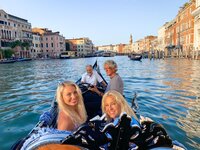 Gondola serenade ride on the canals of Venice