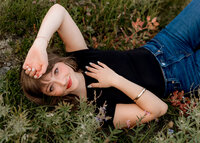 Oregon City High School senior taking her senior portraits in the summer time at Timberline Lodge.