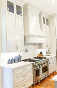 white kitchen renovation by Moda Designs
