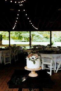 Wedding reception details inside Farmington, a historic Louisville Kentucky wedding venue