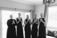 Black and white wedding photography in Christchurch