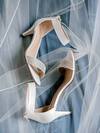 Ellicottville Wedding Blue Shoes
