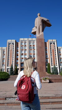 Lenin statue in Tiraspol