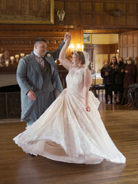 Bride and groom first dance. San Francisco wedding