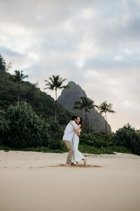 cannons beach couples shoot north shore kauai engagement-49