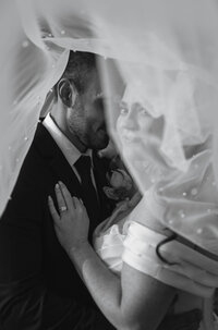 wedding day black and white