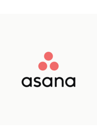 An ipad with a white background and the Asana logo - Bloom by bel monili