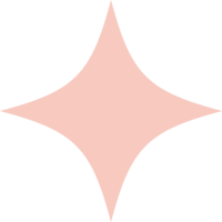 light pink star