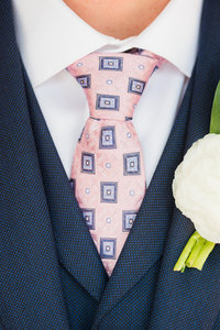 Baltimore Wedding Photographer -  Blue Suit Pink Tie