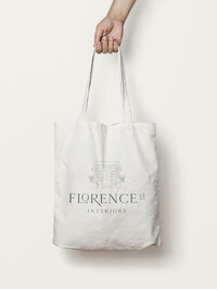 Florence Canvas Tote Bag MockUp