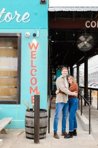 Lazarus Brewing + Austin Engagement Photographer 24