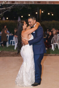 First dancebride and groom in Sonoma California